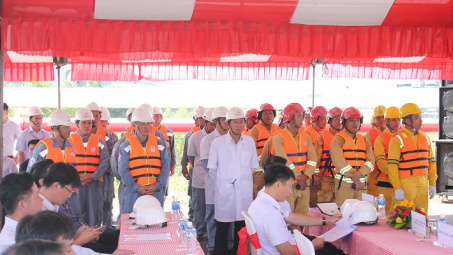 Nhiệt điện Phú Mỹ: Diễn tập ứng phó, xử lý sự cố tràn dầu