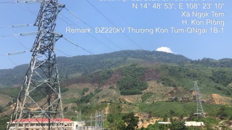 Đóng điện đường dây 220kV Thượng Kon Tum - Quảng Ngãi