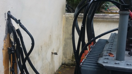 Có thể bị bỏng khi cắt trộm dây cáp  biến áp