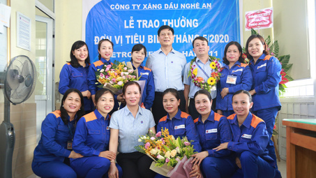 Petrolimex Nghệ An:  Vinh danh gương sáng tiêu biểu tháng 5/2020
