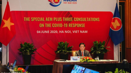 ASEAN+3 tăng cường gắn kết và chủ động ứng phó dịch bệnh Covid-19