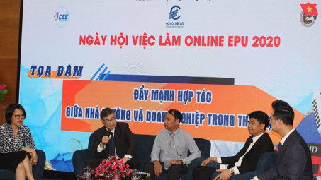 Ngày hội việc làm online EPU năm 2020 - Cầu nối nguồn nhân lực giữa doanh nghiệp và sinh viên