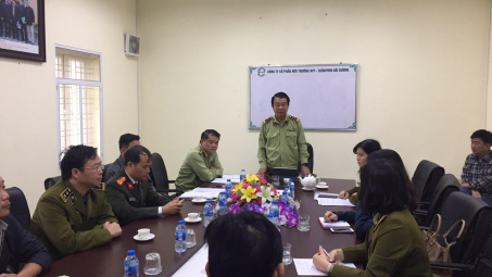 QLTT Hà Nội: Thực hiện tiêu hủy tang vật vi phạm hành chính