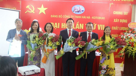 Đảng bộ Công ty TNHH Hải Hà - Kotobuki: Giữ vững vai trò nòng cốt của Đảng