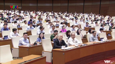 [VIDEO] 100% Đại biểu Quốc hội có mặt tại phiên họp hôm nay tán thành thông qua EVFTA