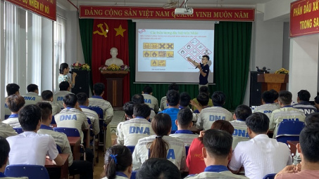 Gần 80 Cán bộ Công đoàn Công ty Nhôm Đắk Nông - TKV được tập huấn An toàn vệ sinh lao động