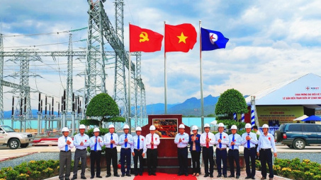 Gắn biển Trạm biến áp 220 kV Ninh Phước và đấu nối