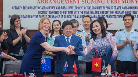 Việt Nam - New Zealand đẩy mạnh thông quan nông sản qua chứng nhận điện tử