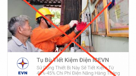 Giả mạo EVN trên internet và mạng xã hội