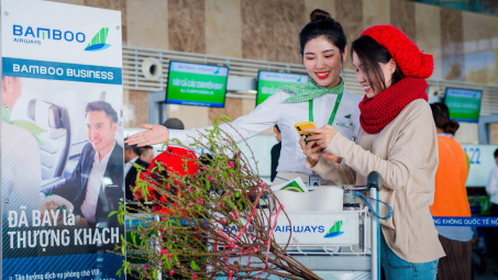Bamboo Airways tung hàng triệu vé Tết các đường bay từ Hà Nội, TP. HCM giá từ 99.000 đồng