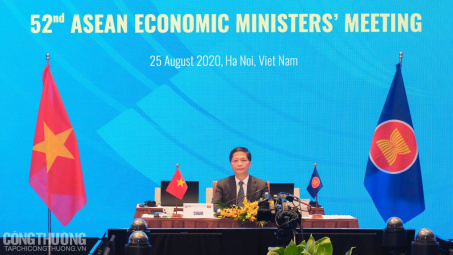 Bộ trưởng Trần Tuấn Anh chủ trì Hội nghị các Bộ trưởng Kinh tế ASEAN trực tuyến lần thứ 52