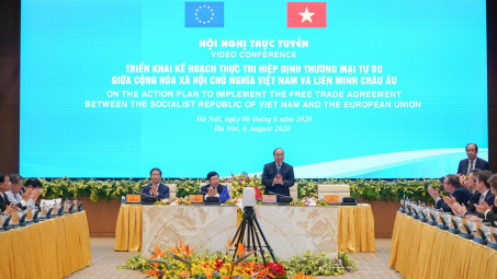 Thủ tướng chủ trì Hội nghị trực tuyến về Triển khai kế hoạch thực thi Hiệp định EVFTA
