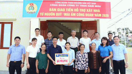 “Mái ấm Công đoàn” TKV - Niềm vui của gia đình công nhân khó khăn