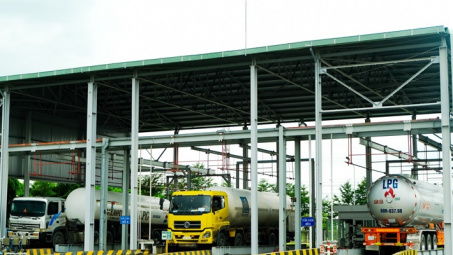 Trạm nạp gas Thị Vải lập kỷ lục xuất hàng mới