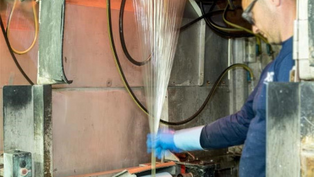 Sử dụng xơ thủy tinh phế trong sợi Polyamid