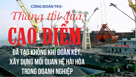 Công đoàn TKV: Tháng thi đua cao điểm đã tạo không khí đoàn kết, xây dựng mối quan hệ hài hòa trong doanh nghiệp