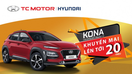TC Motor tung chương trình giảm giá hấp dẫn cho Hyundai Kona, Elantra và Grand i10