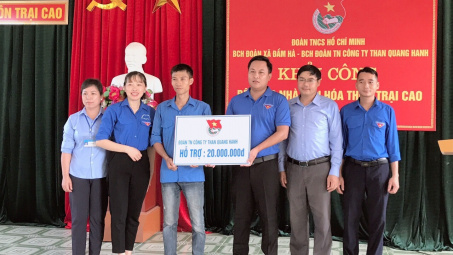 Tuổi trẻ Than Quang Hanh chung tay hỗ trợ chương trình “Xây dựng nông thôn mới” tại huyện Đầm Hà