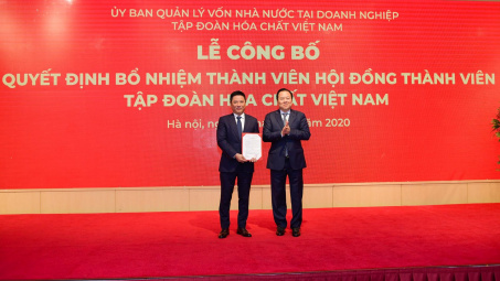 Vinachem công bố, trao quyết định bổ nhiệm Thành viên HĐTV Tập đoàn