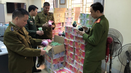 Gần Tết, thu giữ nhiều hàng hóa nhập lậu vào thị trường trong nước