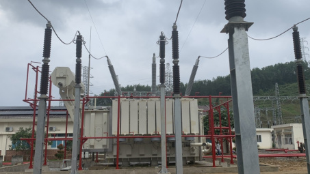 Hoàn thành lắp máy biến áp thứ 2 trạm biến áp 220kV Sông Tranh 2