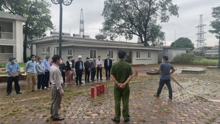 Trường Đại học Điện lực tập huấn công tác phòng cháy, chữa cháy và cứu hộ cứu nạn