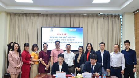 Trường Đại học Điện lực ký kết hợp tác với Công ty Cổ phần Chứng khoán VNDIRECT