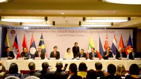 Việt Nam chính thức phê duyệt Hiệp định Thương mại Dịch vụ ASEAN