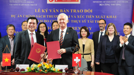 Thụy Sỹ hỗ trợ Việt Nam xúc tiến xuất khẩu, nâng cao năng lực cạnh tranh cho doanh nghiệp