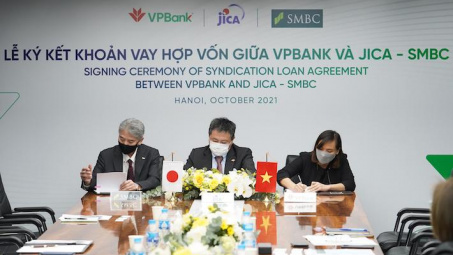 VPBank nhận gói vay hợp vốn 100 triệu USD từ JICA và SMBC