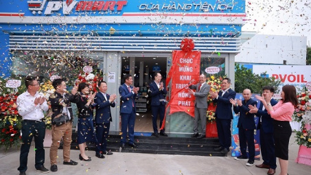 PVMART - Cửa hàng tiện ích đầu tiên của hệ thống PVOIL chính thức khai trương