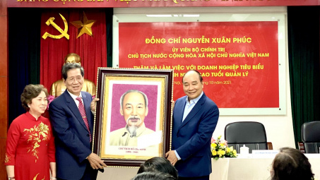 Rạng Đông vinh dự đón Chủ tịch nước Nguyễn Xuân Phúc đến thăm và làm việc