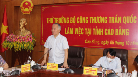Bộ Công Thương đồng hành cùng Cao Bằng thúc đẩy thương mại biên giới phát triển