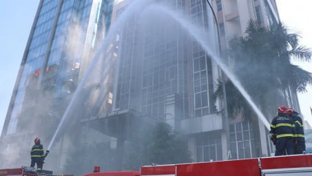 Tổng Công ty Thép Việt Nam-CTCP: Tăng cường kiến thức, nâng cao kỹ năng phòng cháy chữa cháy