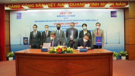 Petrovietnam - ADB: Hợp tác thúc đẩy phát triển năng lượng xanh