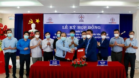 Ký hợp đồng tư vấn cho Dự án cấp điện từ lưới điện quốc gia cho huyện Côn Đảo