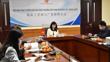 Bộ Công Thương Việt Nam Hội đàm trực tuyến với Sở Công Thương Quảng Tây – Trung Quốc