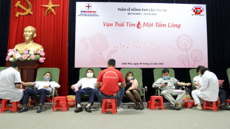 Tinh thần hiến máu cứu người tại Công ty Nhiệt điện Mông Dương