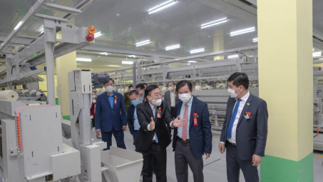 Khánh thành Nhà máy Sợi 2 tầng đầu tiên trong hệ thống Vinatex