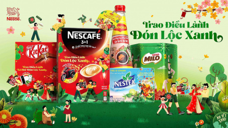 NESTLÉ Tết 2022 cùng người tiêu dùng “Trao điều hành, Đón lộc xanh”