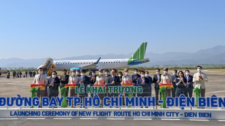 Điện Biên có đường bay thẳng đầu tiên kết nối với Thành phố Hồ Chí Minh