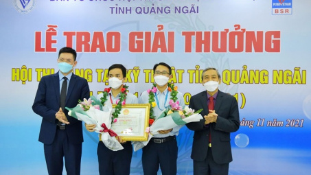 BSR đạt 7 giải thưởng tại Hội thi Sáng tạo Kỹ thuật tỉnh Quảng Ngãi lần thứ 12