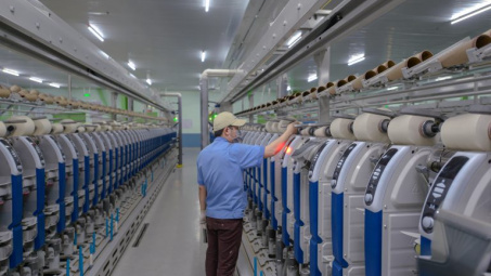 Vinatex Phú Hưng khánh thành Nhà máy Sợi quy mô 2,28 vạn cọc