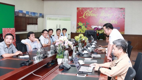 Công ty Thủy điện Trị An đến trao đổi kinh nghiệm tại Nhà máy Nhiệt điện Vĩnh Tân 4