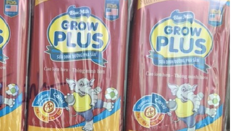 Tạm giữ trên 2.300 hộp sữa dinh dưỡng có dấu hiệu xâm phạm nhãn hiệu "Grow plus"