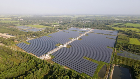 Nhà máy điện mặt trời Hậu Giang chính thức đi vào hoạt động
