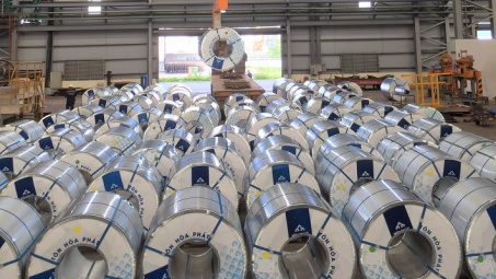 Sản lượng ống thép Hòa Phát tăng 11% so với cùng kỳ