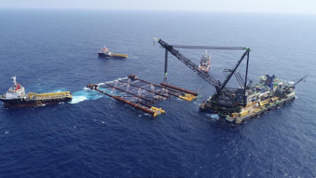 Công bố mở cảng dầu khí ngoài khơi Sao Vàng-Đại Nguyệt