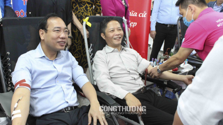 Bộ Công Thương tổ chức Chương trình hiến máu tình nguyện năm 2021
