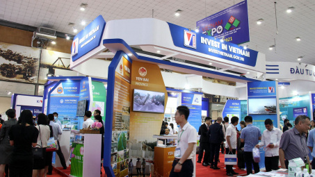 Khu gian hàng "Invest in VietNam" - điểm nhấn của VIETNAM EXPO 2021
